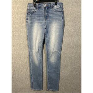 Old Navy Womens Jeans Size 6 Pop Icon Skinny High Rise Secret Slim Pockets Blue